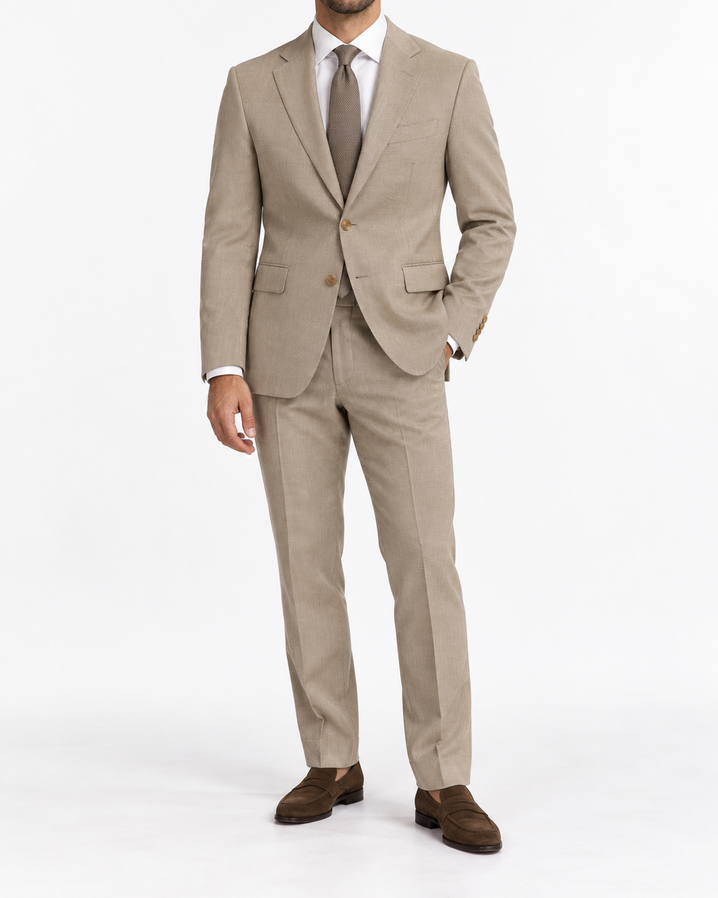 ARCON Sand Beige Tailored Suit
