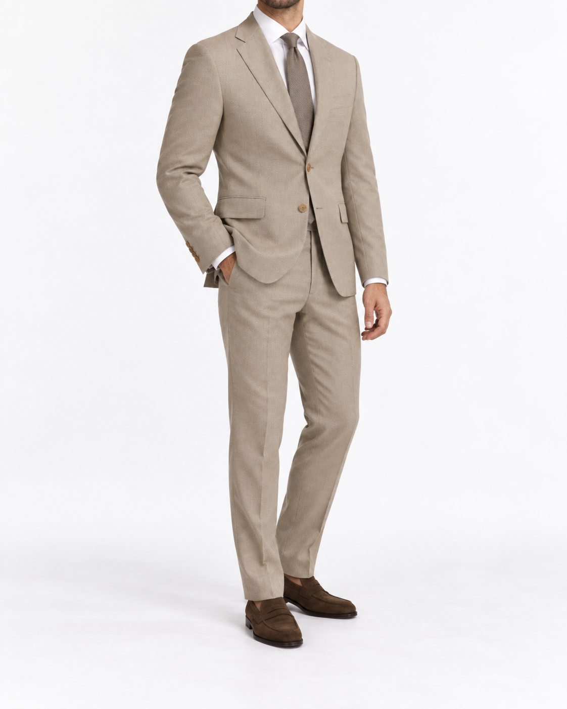 ARCON Sand Beige Tailored Suit