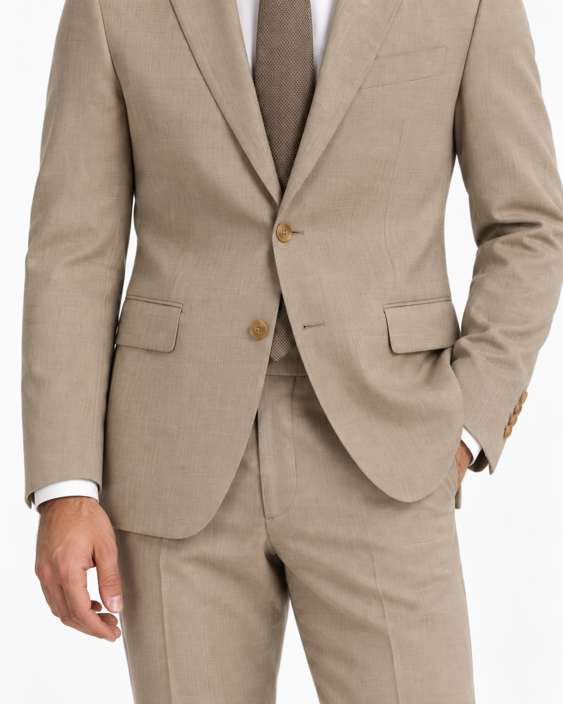 ARCON Sand Beige Tailored Suit