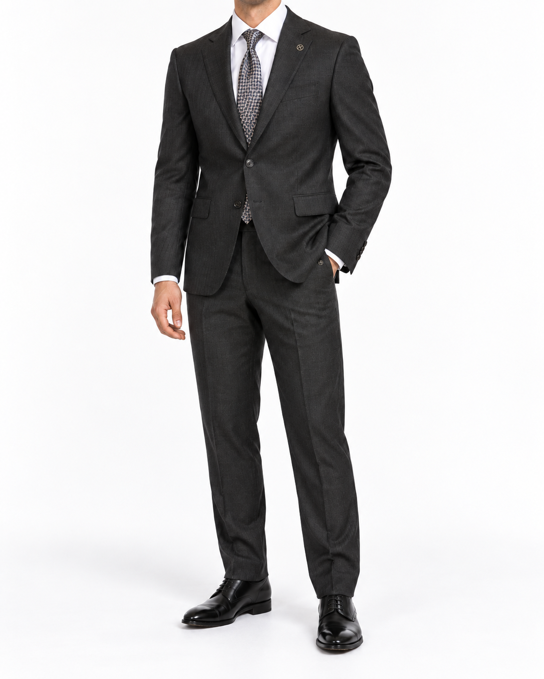 ARCON Charcoal Check Suit