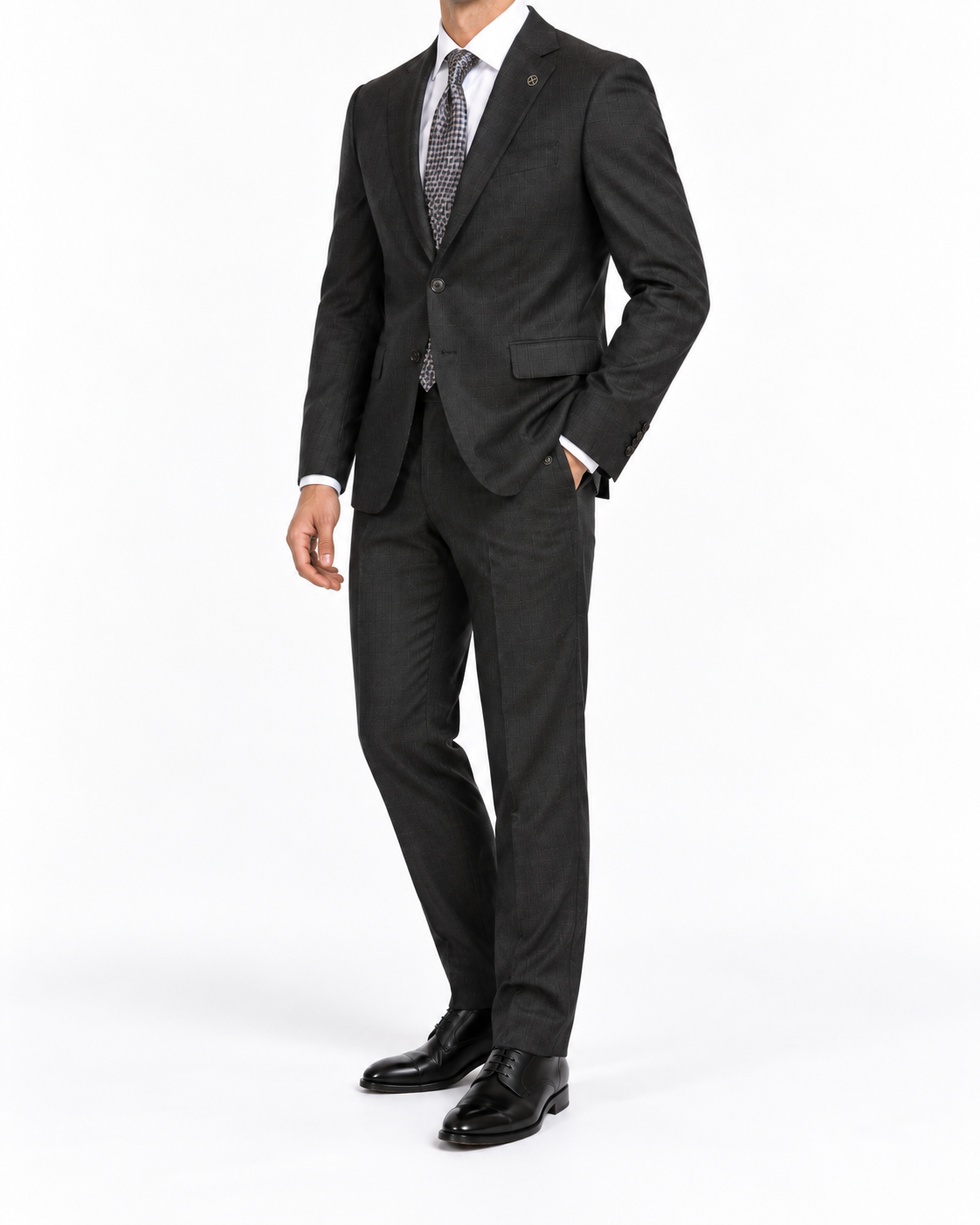 ARCON Charcoal Check Suit