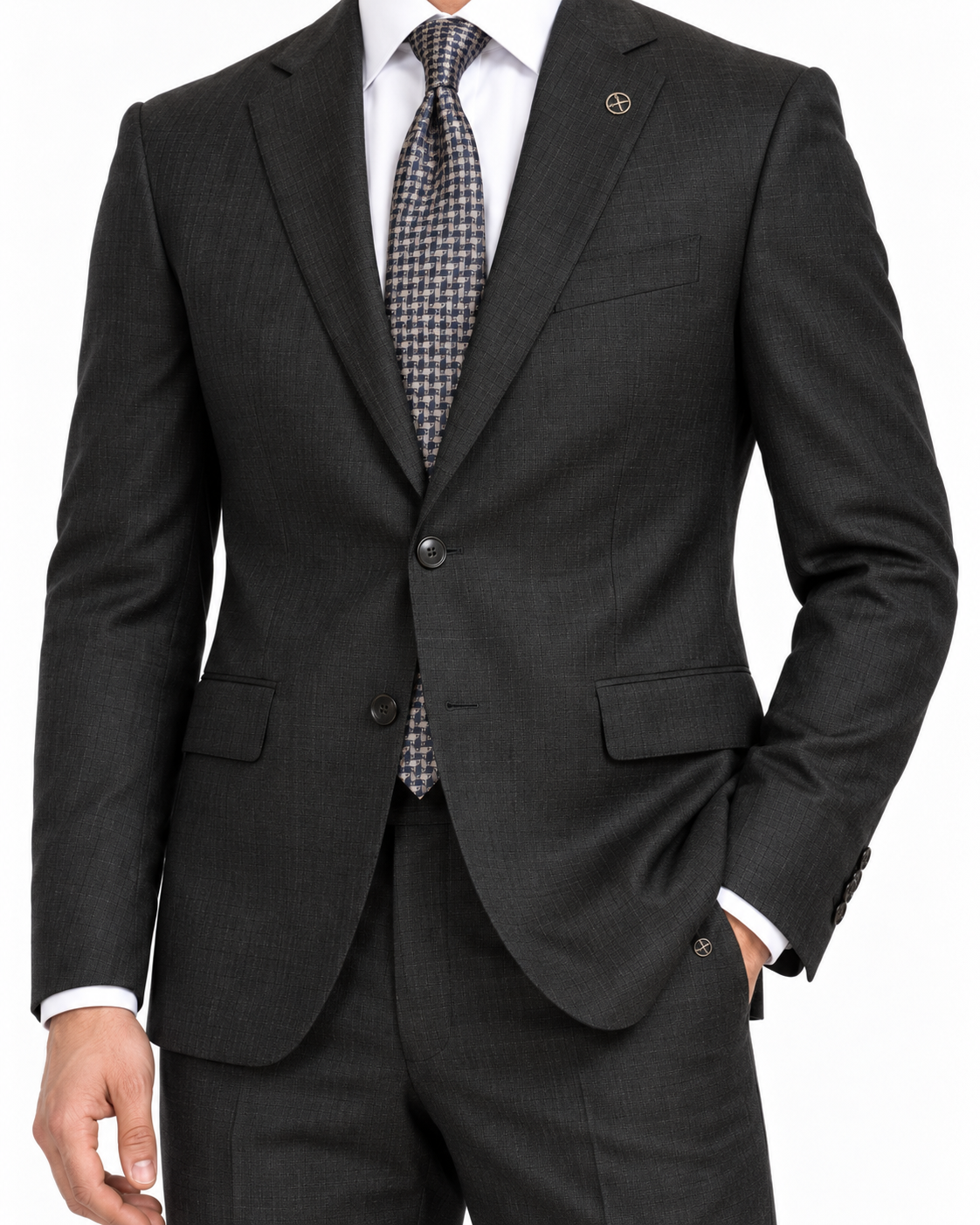 ARCON Charcoal Check Suit