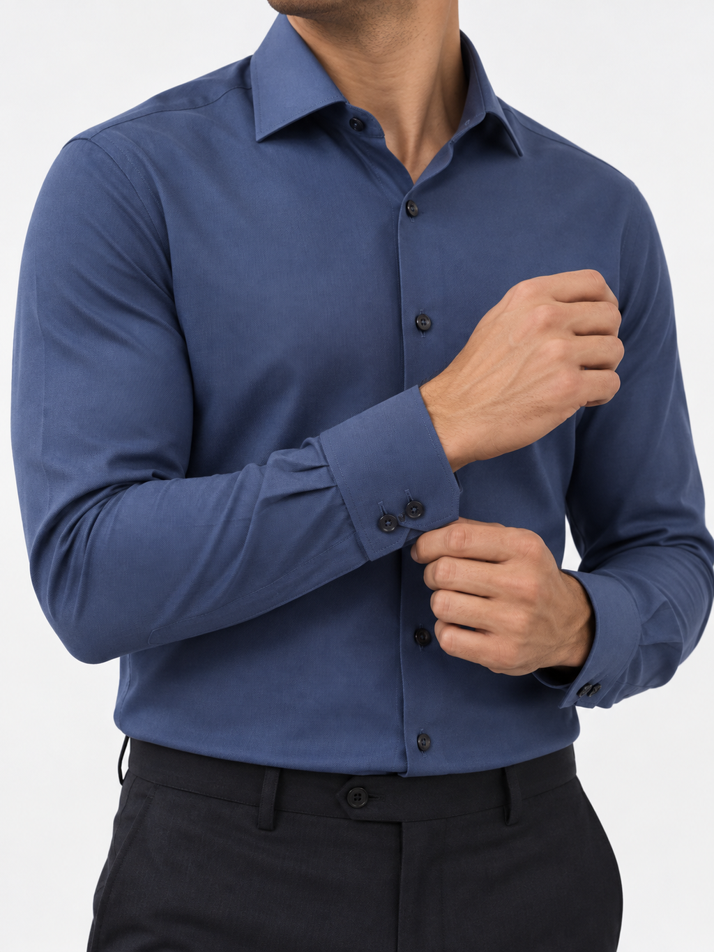 ARCON Steel Blue Tailored Dress Shirt