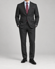 Arcon Dark Charcoal Tailored Suit 14