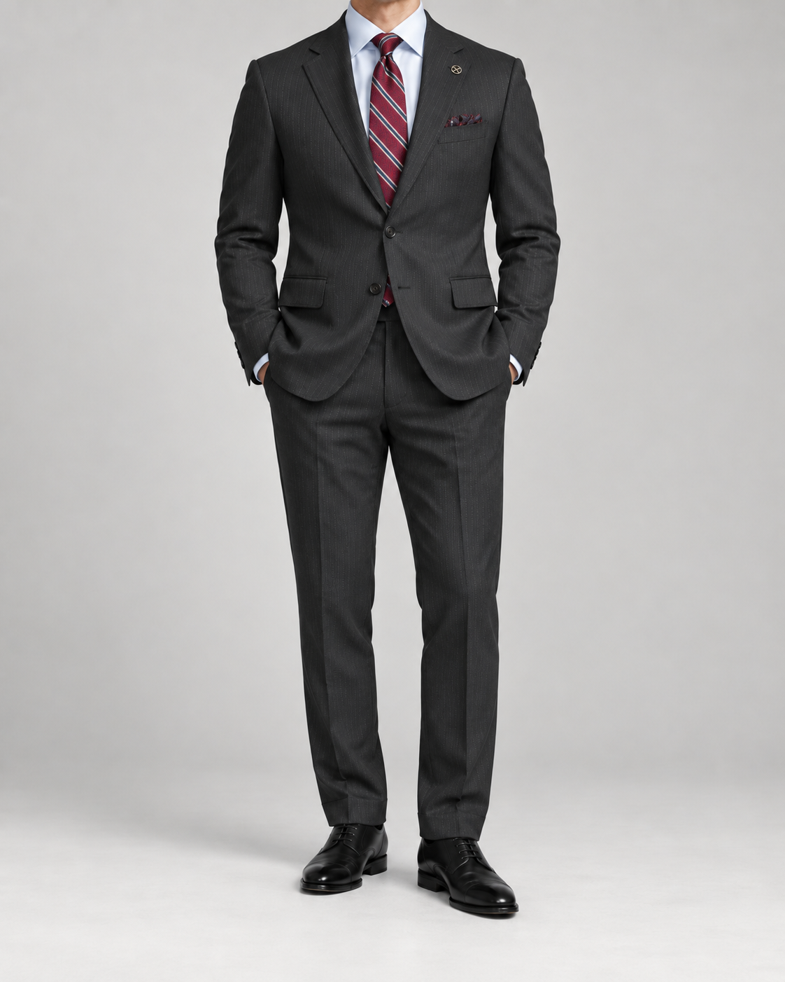 Arcon Dark Charcoal Tailored Suit 14 full portrait