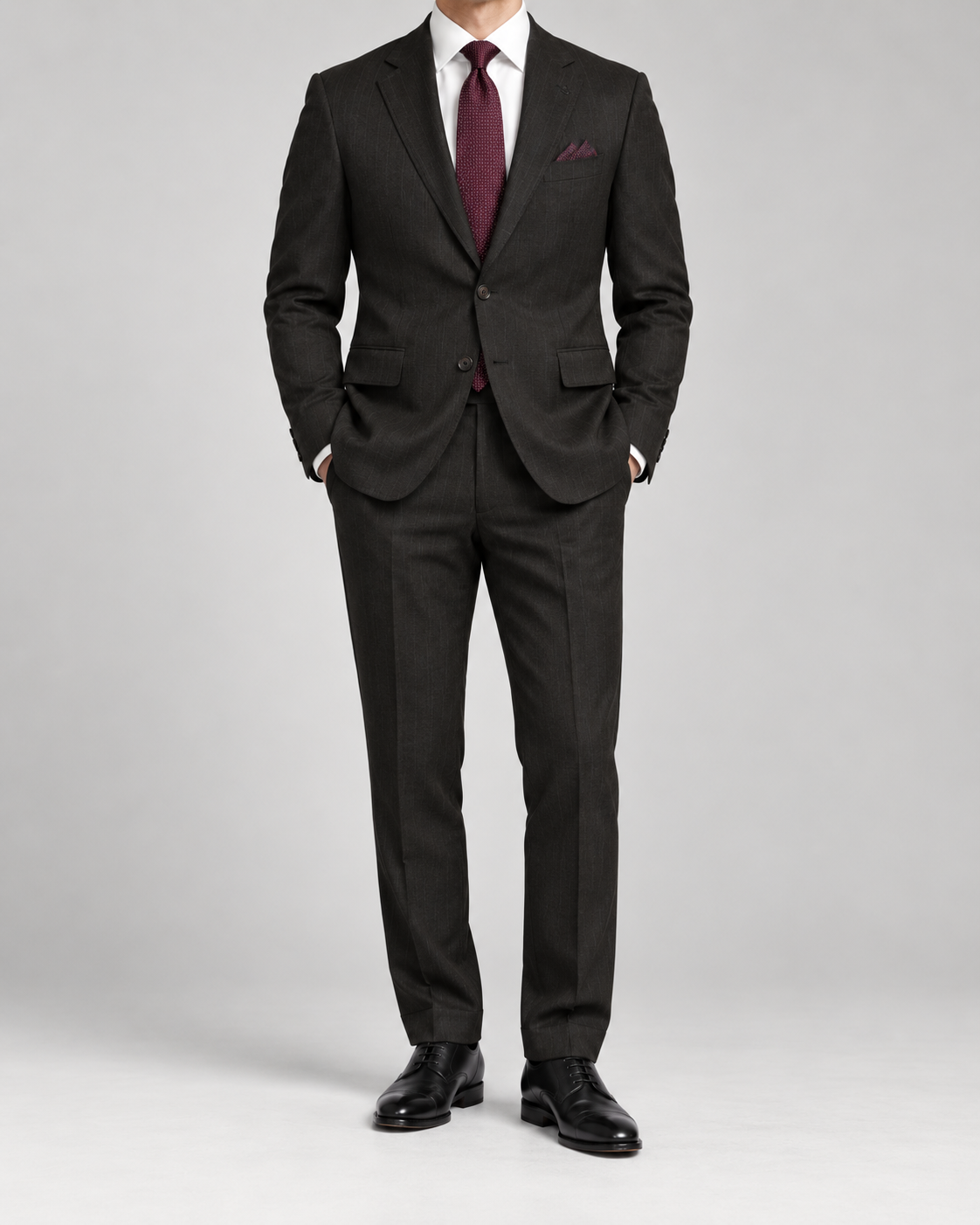 Arcon Dark Charcoal Tailored Suit 15 front editorial