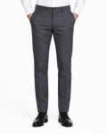 Arcon Charcoal Tailored Trousers front view