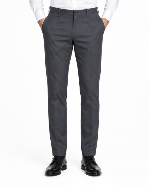 Arcon Charcoal Tailored Trousers front view