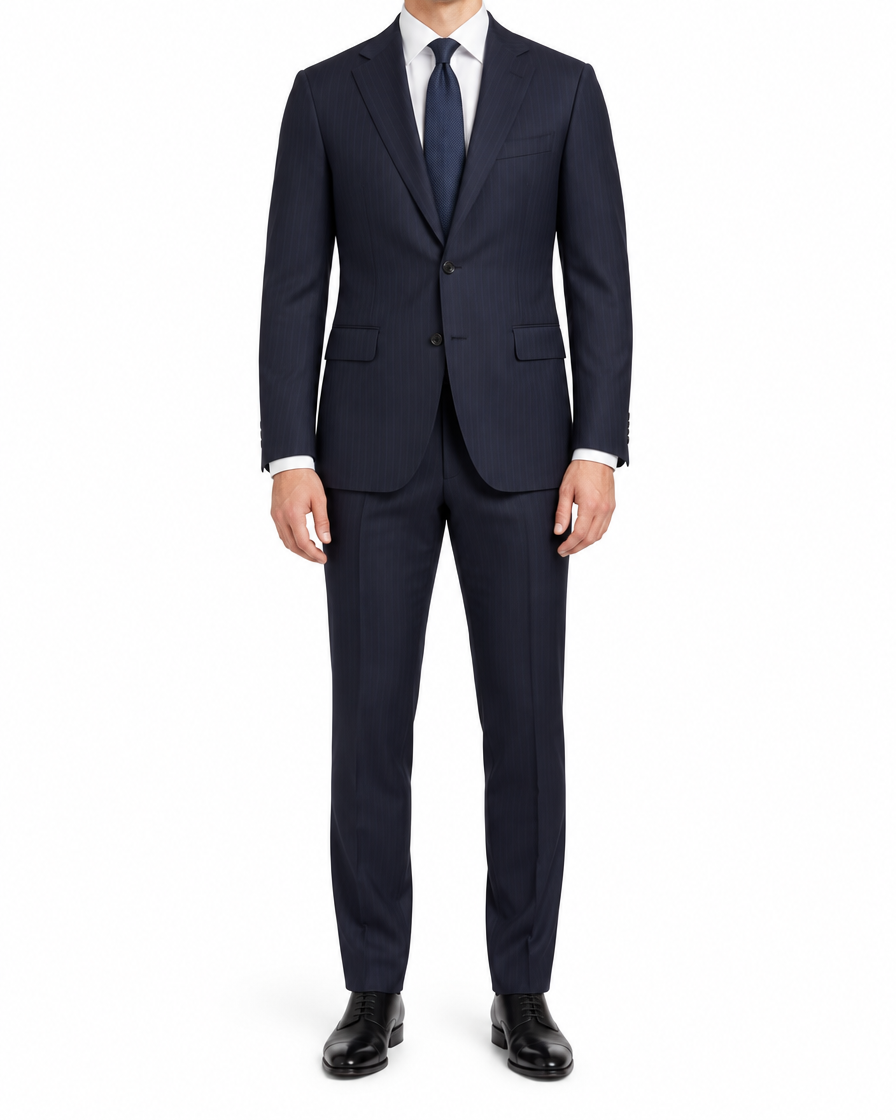 Arcon Deep Navy Two-Button Suit front view