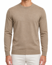 Arcon Beige Long-Sleeve Knit Top