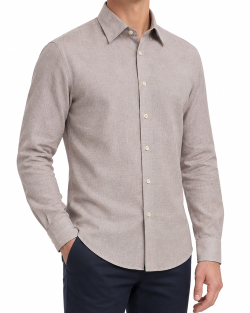 Arcon Beige Long-Sleeve Shirt 7 angle