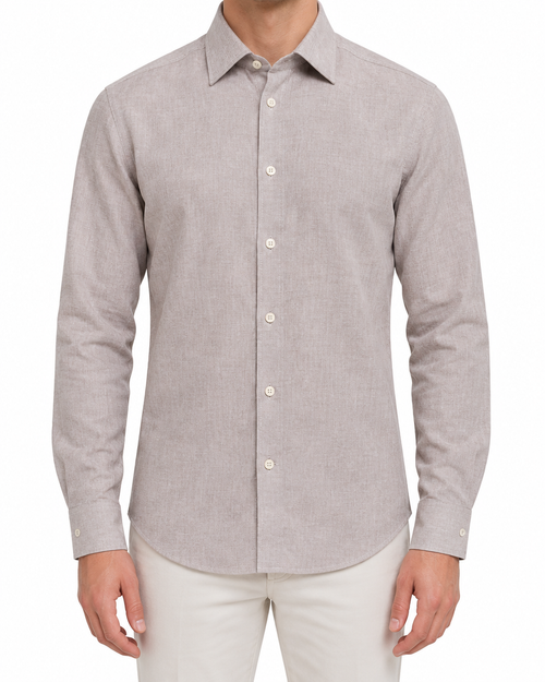 Arcon Beige Long-Sleeve Shirt 7 front