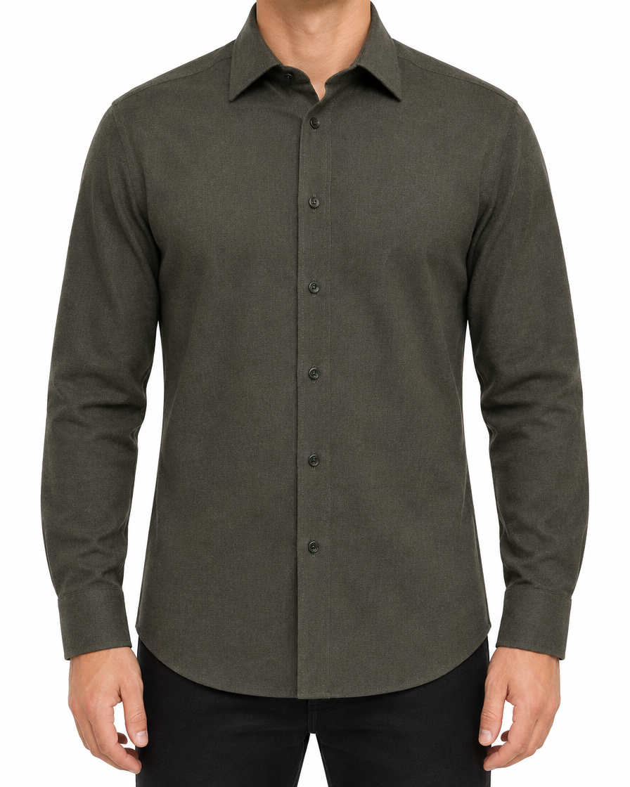 Arcon Olive Long-Sleeve Shirt 8 front