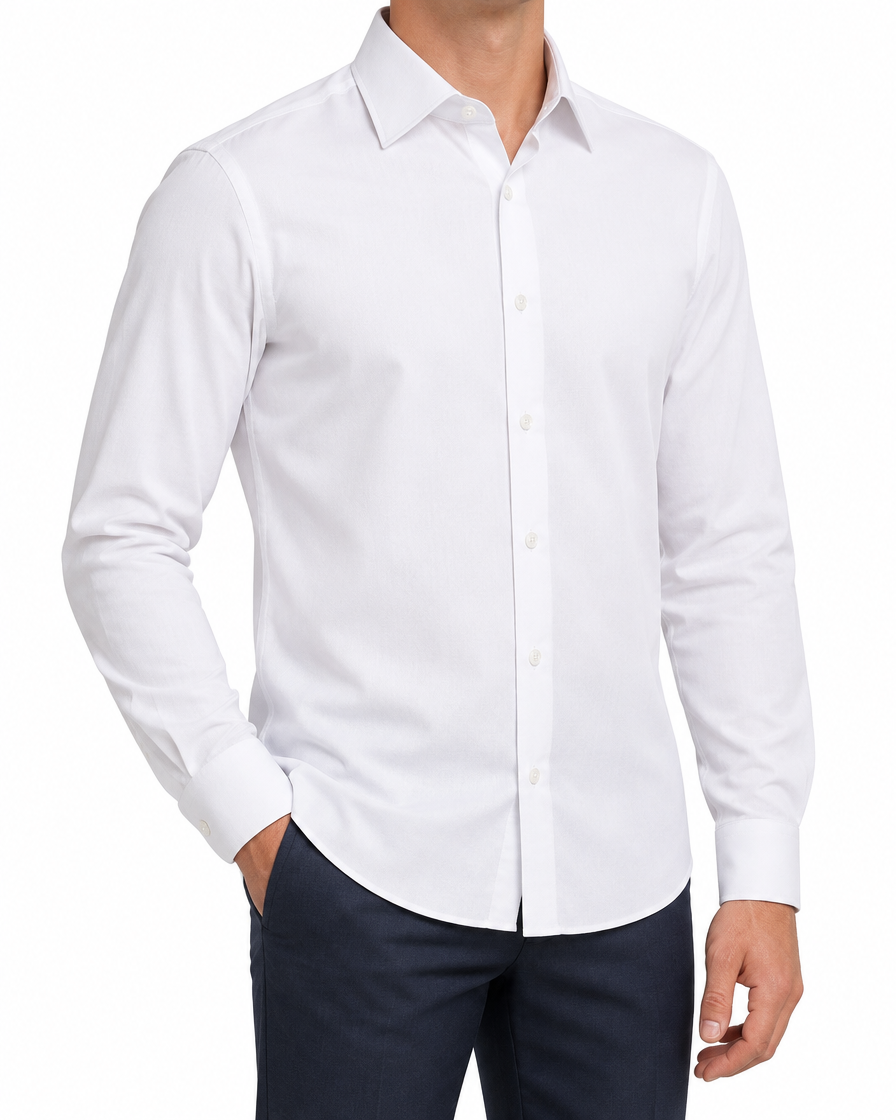 Arcon White Long-Sleeve Shirt 9 angle