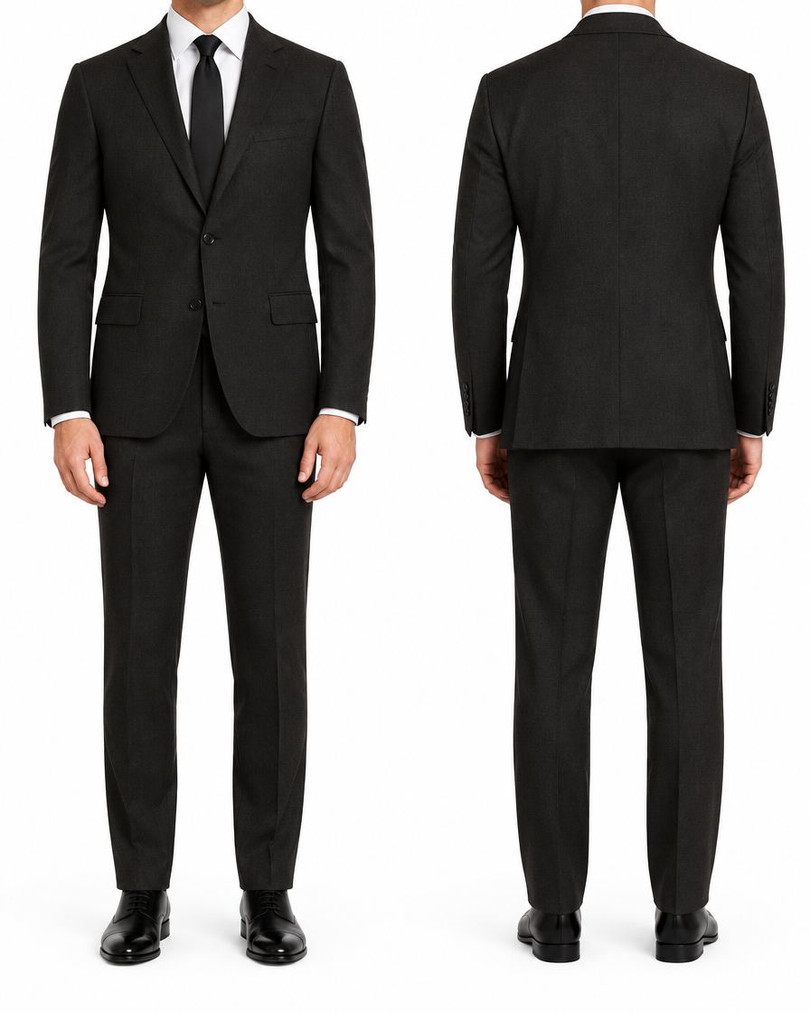 Arcon Dark Charcoal Tailored Suit 15 back